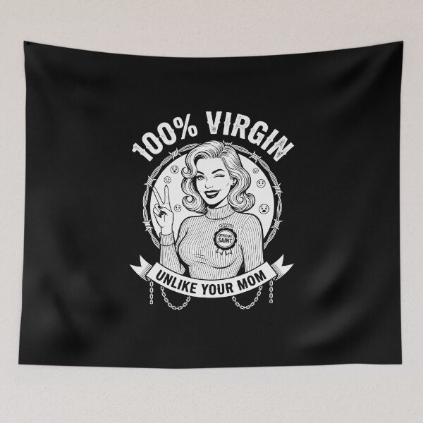 Item preview, 100% VIRGIN — UNLIKE YOUR MOM designed and sold by Takin-Thepiss.