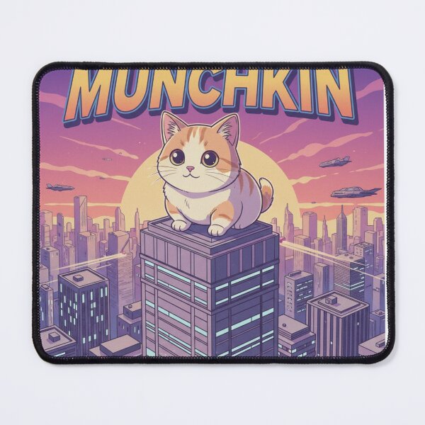 Item preview, Retro Anime Cat Cute Munchkin Cat Breeds Design designed and sold by ANIMEX00.