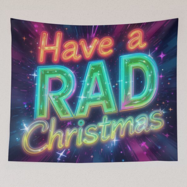Item preview, Neon Christmas Greeting designed and sold by InezPhotography.