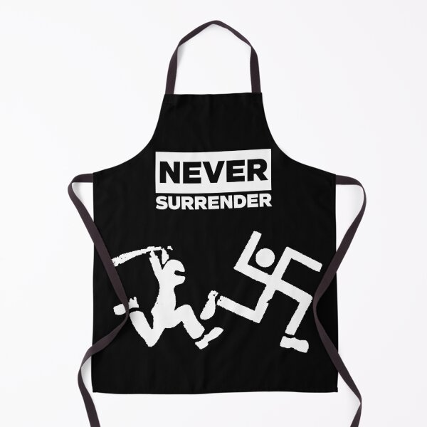 Item preview, NEVER SURRENDER – Anti-Fascist Resistance Design (Dark Backgrounds) designed and sold by Probably Fine Designs.