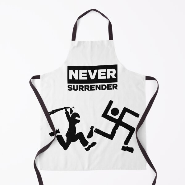 Item preview, NEVER SURRENDER – Anti-Fascist Resistance Design (Light Backgrounds) designed and sold by Probably Fine Designs.