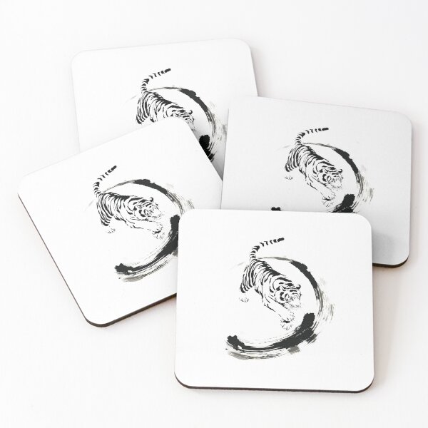 Item preview, Brushstroke Tiger 1 designed and sold by FlaskLab.