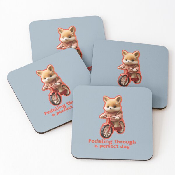 Item preview, Criterkins™ Fox — Pedaling Through a Perfect Day designed and sold by Novel Works Studio.