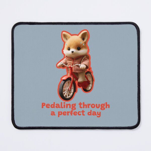 Item preview, Criterkins™ Fox — Pedaling Through a Perfect Day designed and sold by Novel Works Studio.