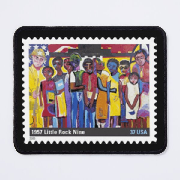 Artikelvorschau, Gedenkstempel zur schwarzen Geschichte „Little Rock Nine“ von George Hunt entworfen und verkauft von AJDesignsstuff.