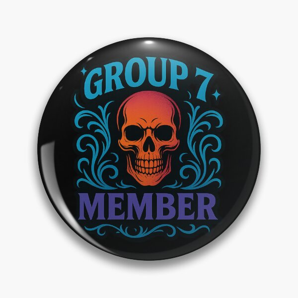 Item preview, Group 7 Member – Exclusive Elite Skull designed and sold by getpressedshirt.