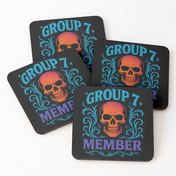 Item preview, Group 7 Member – Exclusive Elite Skull designed and sold by getpressedshirt.
