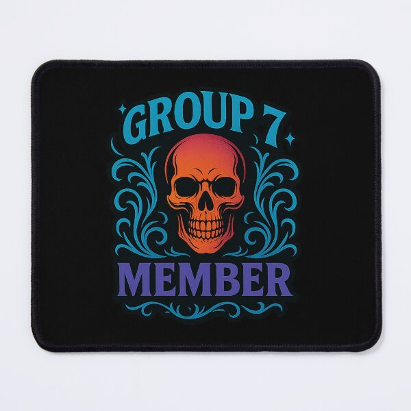 Item preview, Group 7 Member – Exclusive Elite Skull designed and sold by getpressedshirt.