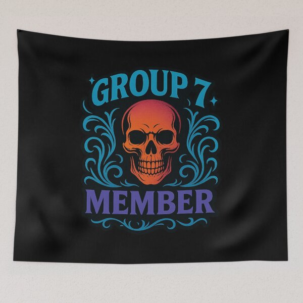 Item preview, Group 7 Member – Exclusive Elite Skull designed and sold by getpressedshirt.
