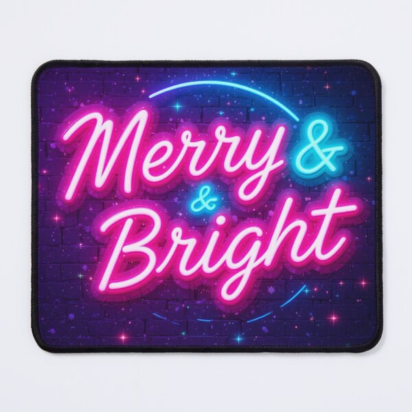 Item preview, Merry and Bright Neon Sign designed and sold by InezPhotography.