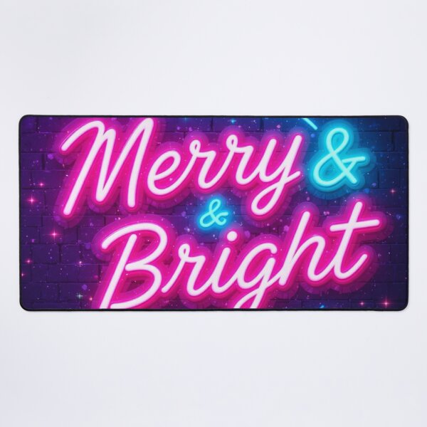 Item preview, Merry and Bright Neon Sign designed and sold by InezPhotography.