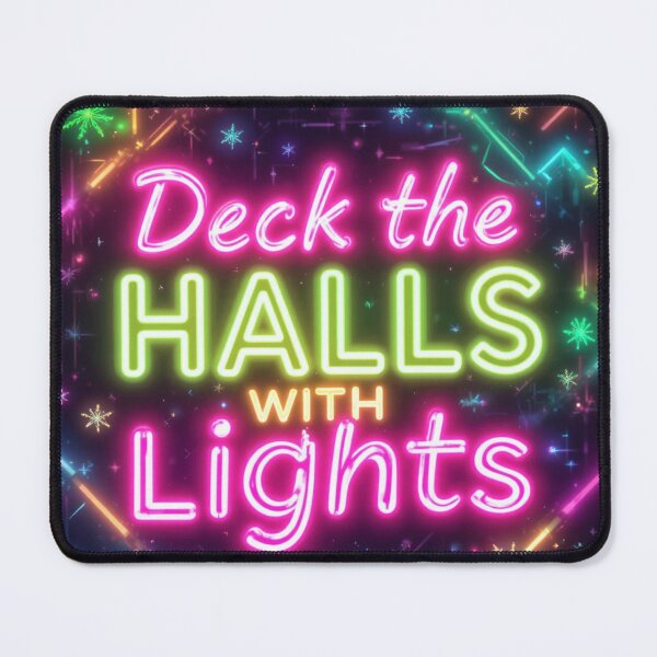 Item preview, Deck the Halls Neon Lights designed and sold by InezPhotography.