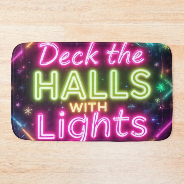 Item preview, Deck the Halls Neon Lights designed and sold by InezPhotography.