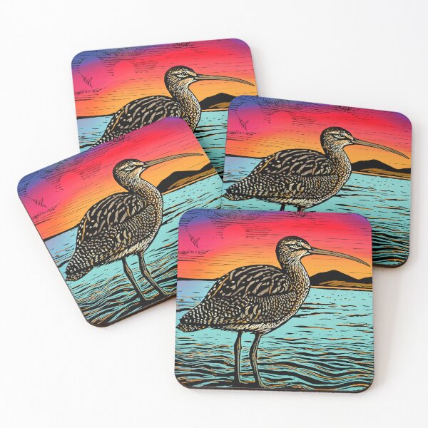 Item preview, Eastern Curlew at Sunset. designed and sold by printsisters.