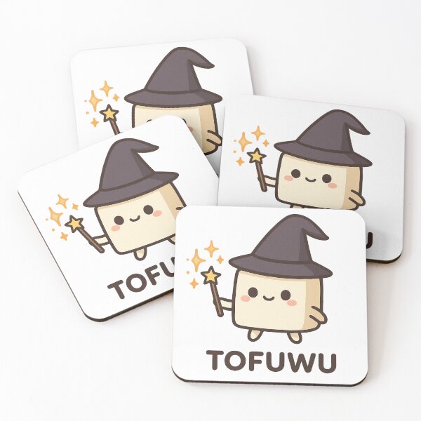 Item preview, Tofuwu – Kawaii Wizard Tofu designed and sold by DreamMachine69.