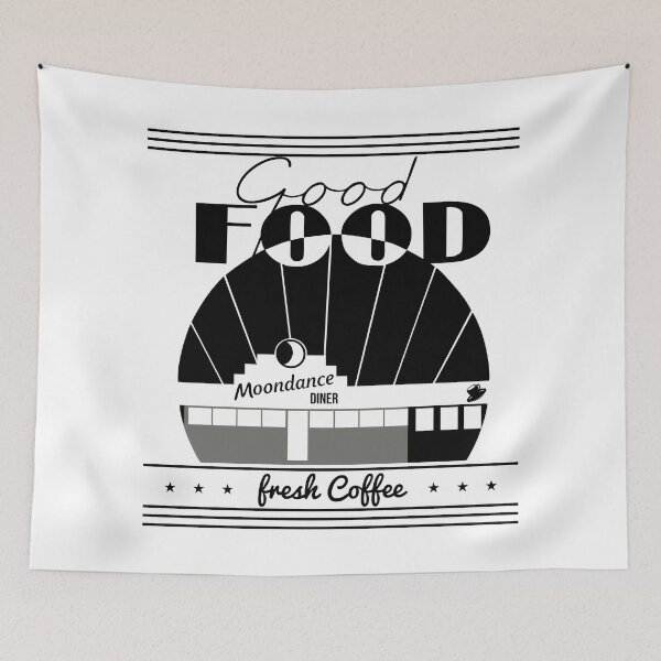 Item preview, Moondance Diner Retro Fresh Coffee Gift – Tick Boom Good Food Vibes designed and sold by artworkathome.