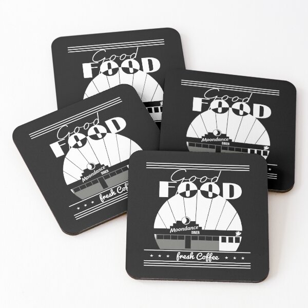 Item preview, Moondance Diner Retro Fresh Coffee Gift – Tick Boom Good Food Vibes designed and sold by artworkathome.
