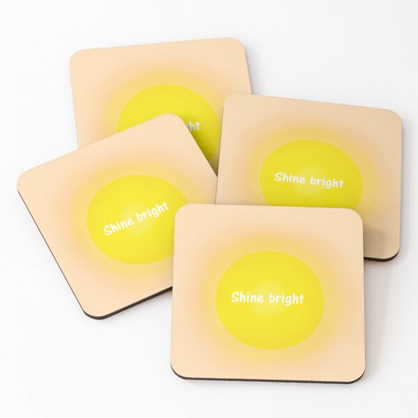Item preview, Shine Bright: Radiant Yellow Sun – Positive Energy, Summer Vibes & Happiness Design designed and sold by Beautiful art store.