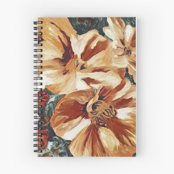 Item preview, Burnt Sienna Nasturtium designed and sold by ladyinthemitten.