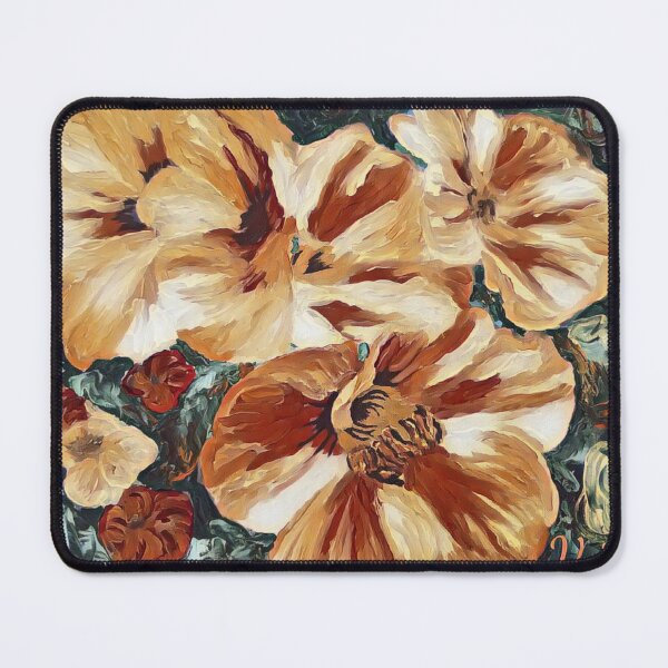 Item preview, Burnt Sienna Nasturtium designed and sold by ladyinthemitten.