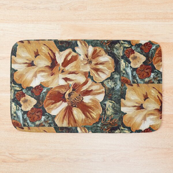 Item preview, Burnt Sienna Nasturtium designed and sold by ladyinthemitten.