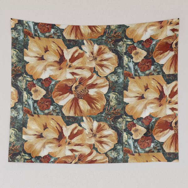 Item preview, Burnt Sienna Nasturtium designed and sold by ladyinthemitten.