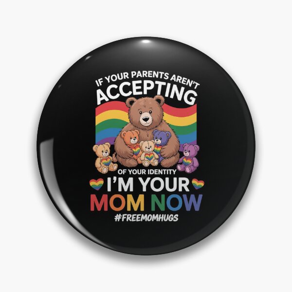 Item preview, If Your Parents Aren't Accepting I'm Your Mom Now LGBT Unisex Adult T-Shirt Black Small Classic Fit Crew Neck Short Sleeve LGBTQ Pride designed and sold by RayArmstrong.