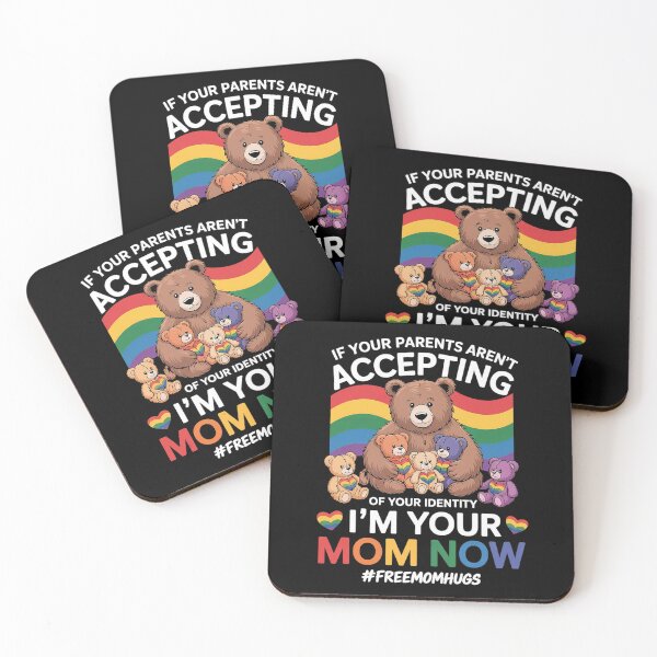 Item preview, If Your Parents Aren't Accepting I'm Your Mom Now LGBT Unisex Adult T-Shirt Black Small Classic Fit Crew Neck Short Sleeve LGBTQ Pride designed and sold by RayArmstrong.