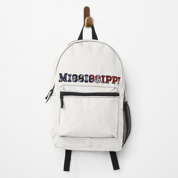 Item preview, Mississippi USA Flag Typography – Patriotic Stars and Stripes American Pride Design designed and sold by Long Family Gifts.