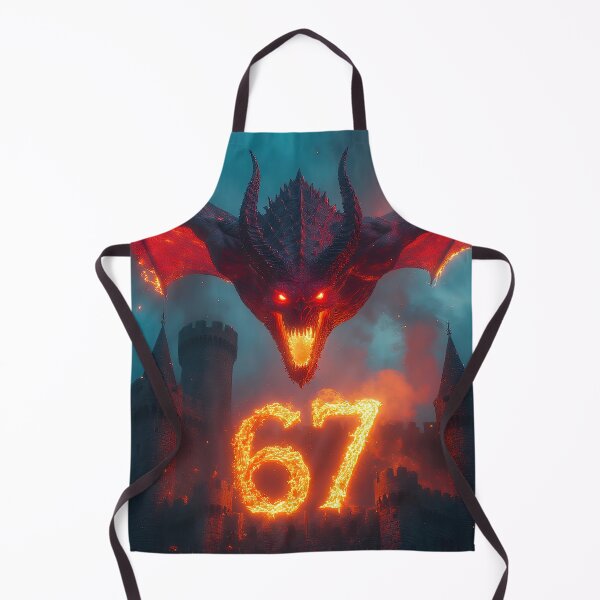 Item preview, Six Seven 6-7 Dragon Fire Flying designed and sold by The Funky Sprunki.