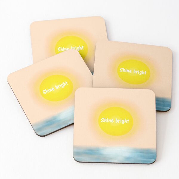 Item preview, Shine Bright: Vibrant Sun Over Calm Sea  designed and sold by Beautiful art store.