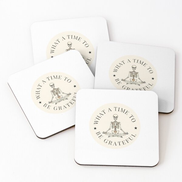 Item preview, What a Time to Be Grateful – Minimal Mindful Quote designed and sold by SDesignsUSA.