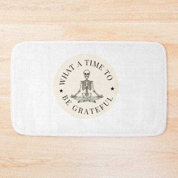 Item preview, What a Time to Be Grateful – Minimal Mindful Quote designed and sold by SDesignsUSA.