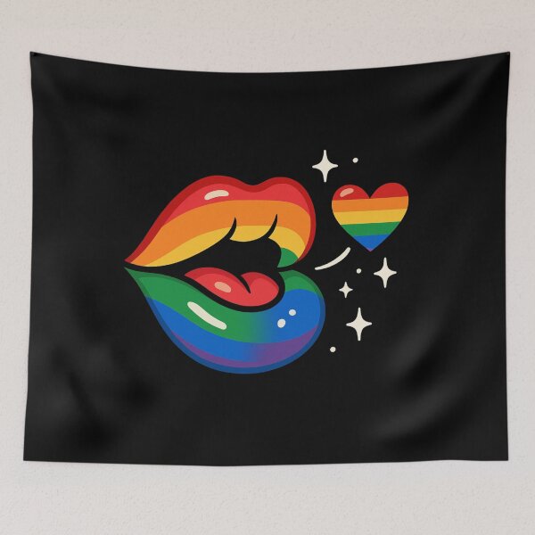 Item preview, Rainbow Kiss — Love Is Love ?? designed and sold by JonathanP514.
