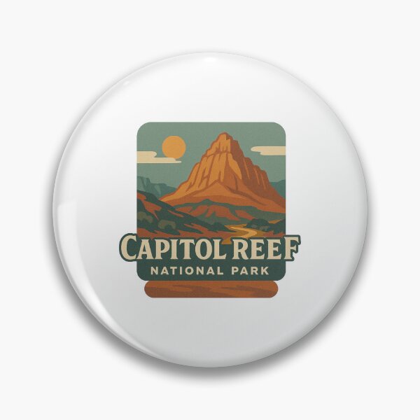 Item preview, Capitol Reef National Park Retro Design designed and sold by Vendeloc.