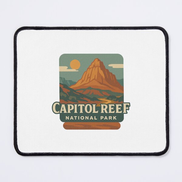 Item preview, Capitol Reef National Park Retro Design designed and sold by Vendeloc.