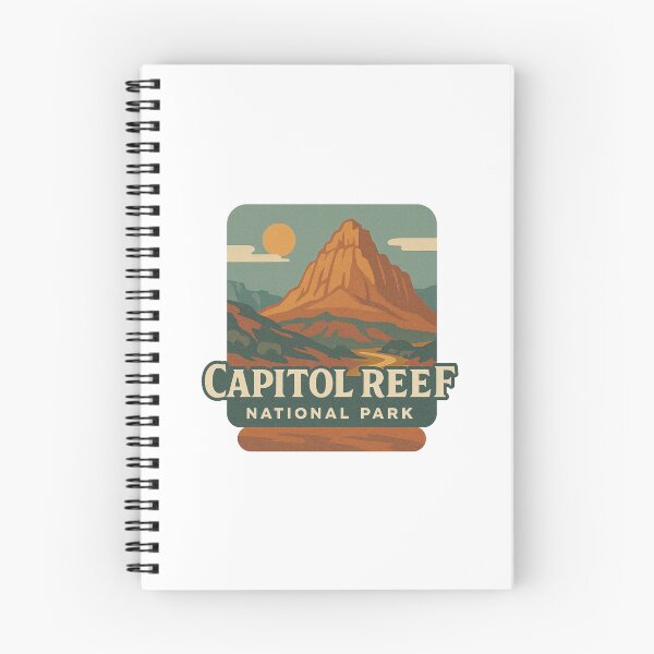 Item preview, Capitol Reef National Park Retro Design designed and sold by Vendeloc.