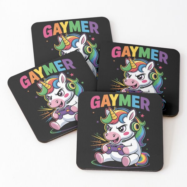 Item preview, Gaymer Gay Pride Flag LGBT Gamer LGBTQ Gaming Unicorn designed and sold by HaileyRobel.