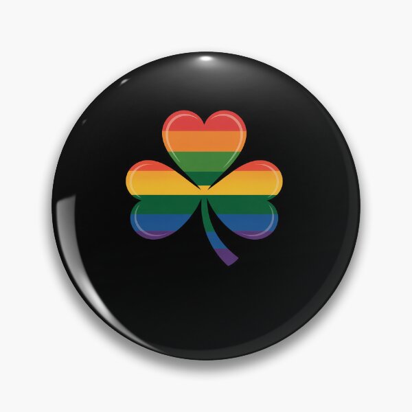 Item preview, Gay St Patricks Day shirt Rainbow Shamrock LGBT Pride designed and sold by MinaReinger.