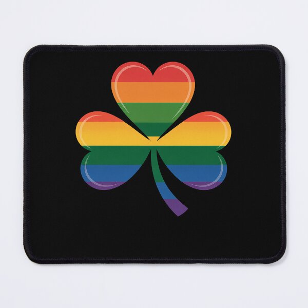 Item preview, Gay St Patricks Day shirt Rainbow Shamrock LGBT Pride designed and sold by MinaReinger.