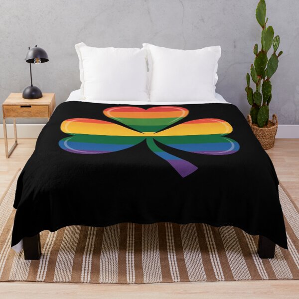 Item preview, Gay St Patricks Day shirt Rainbow Shamrock LGBT Pride designed and sold by MinaReinger.