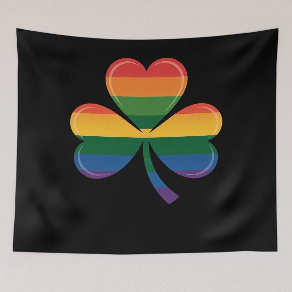 Item preview, Gay St Patricks Day shirt Rainbow Shamrock LGBT Pride designed and sold by MinaReinger.