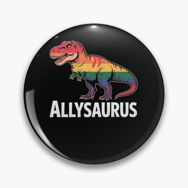 Artikelvorschau, Gay Rainbow Dino Trex Ally Saurus Lgbt Flag Jungen Kleinkind Kind entworfen und verkauft von AmparoBoyle.