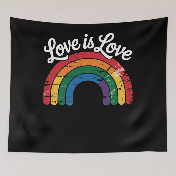 Item preview, Gay Pride Vintage Rainbow LGBT Love Is Love T- designed and sold by marcusry.