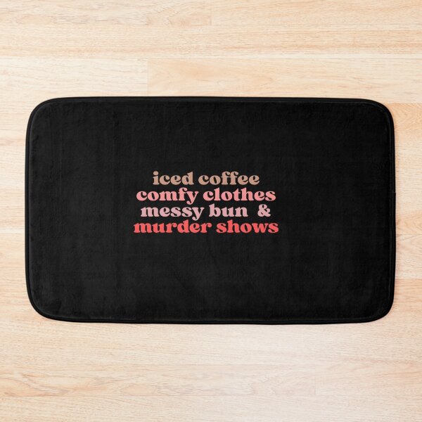 Item preview, Iced Coffee & Murder Shows designed and sold by MariaRochaDias.