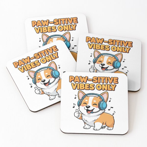 Item preview, Paw-sitive Vibes Only Corgi designed and sold by DONXX.