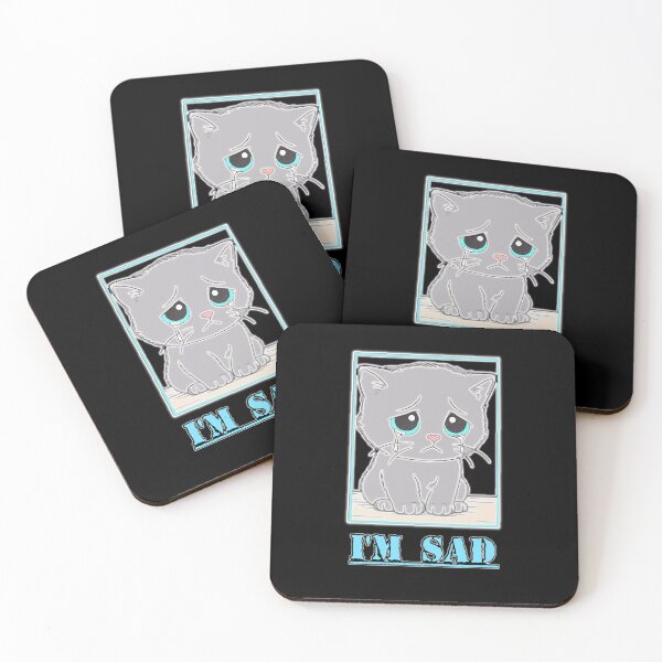 Item preview, SAD​ CAT designed and sold by DigitalArtTK.