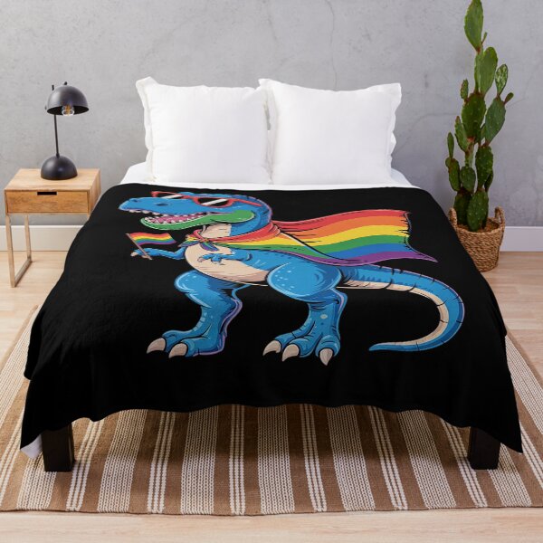 Item preview, Gay Pride Dino Trex Rainbow Flag Lgbt Ally Boys Kids Toddler designed and sold by AmparoBoyle.