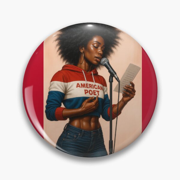 Item preview, American Poet red white blue designed and sold by Antuan Simmons.