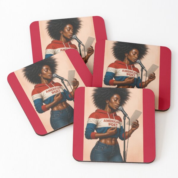Item preview, American Poet red white blue designed and sold by Antuan Simmons.